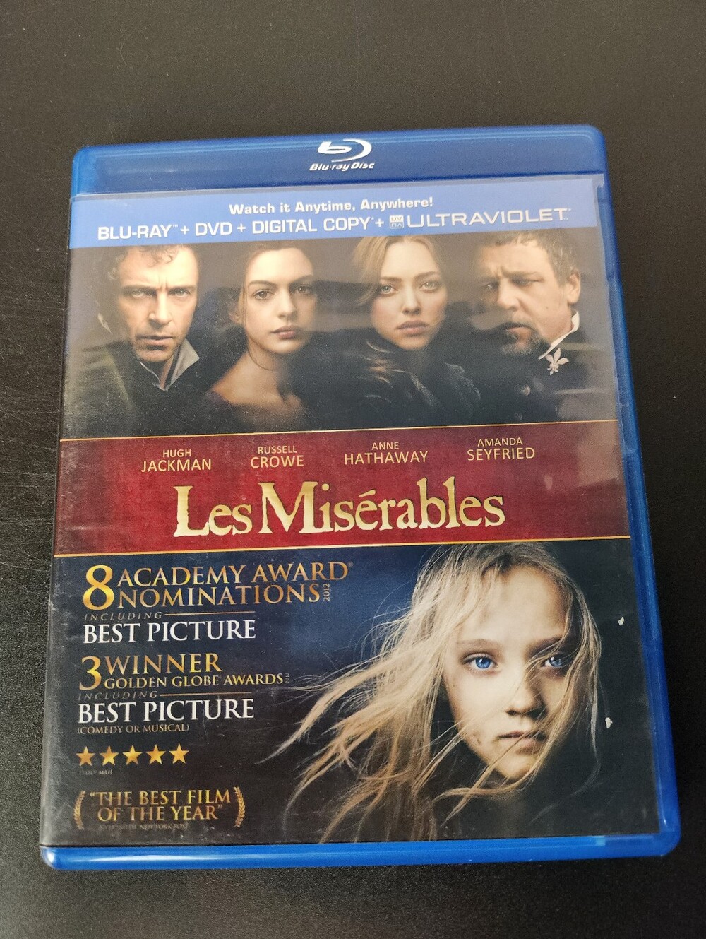 Les Miserables on blu ray